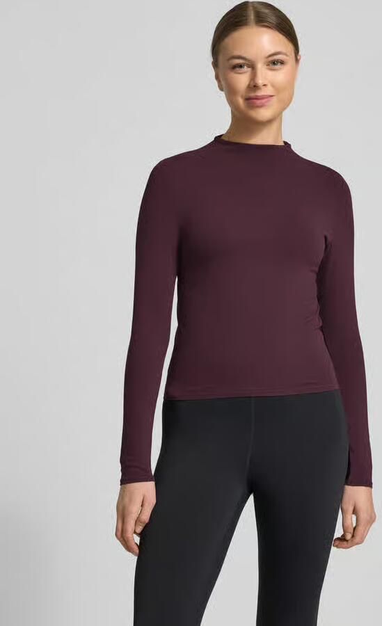 Fabletics Slim fit shirt met lange mouwen met opstaande kraag - Foto 4
