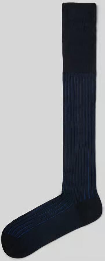 Falke Kniekousen met ribstructuur model 'Shadow'