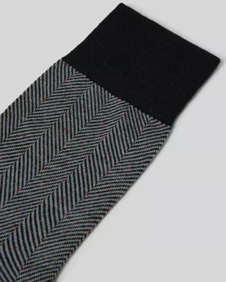 Falke Sokken van merinowolmix model 'Sensitive Herringbone' - Foto 2