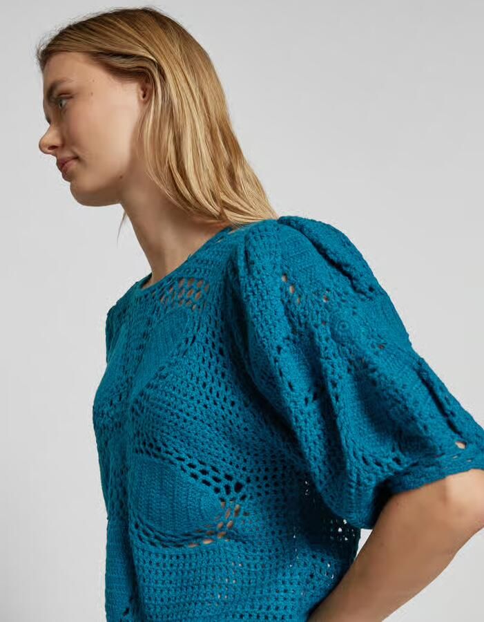 FARM RIO Gebreide pullover met knoopsluiting
