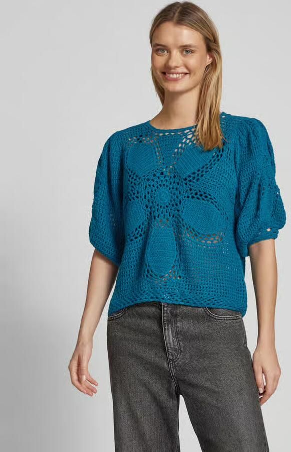 FARM RIO Gebreide pullover met knoopsluiting - Foto 3