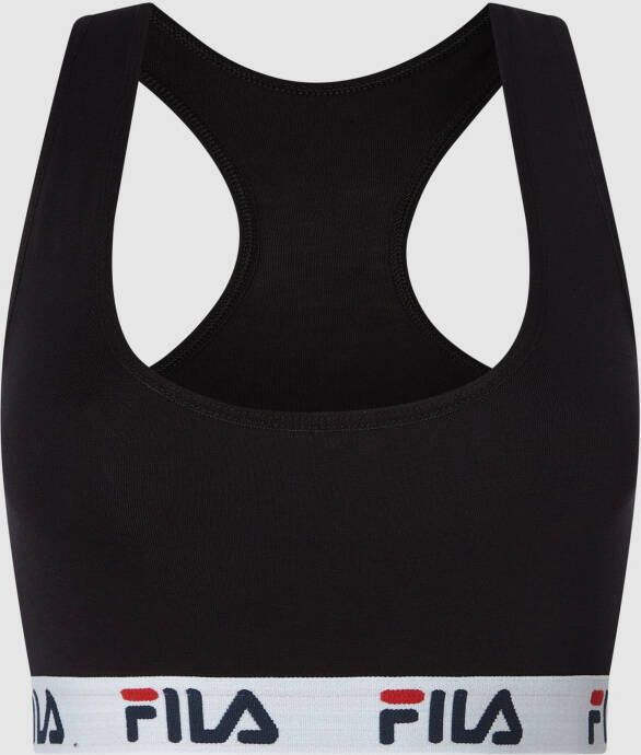 Fila Bustier met logo in band