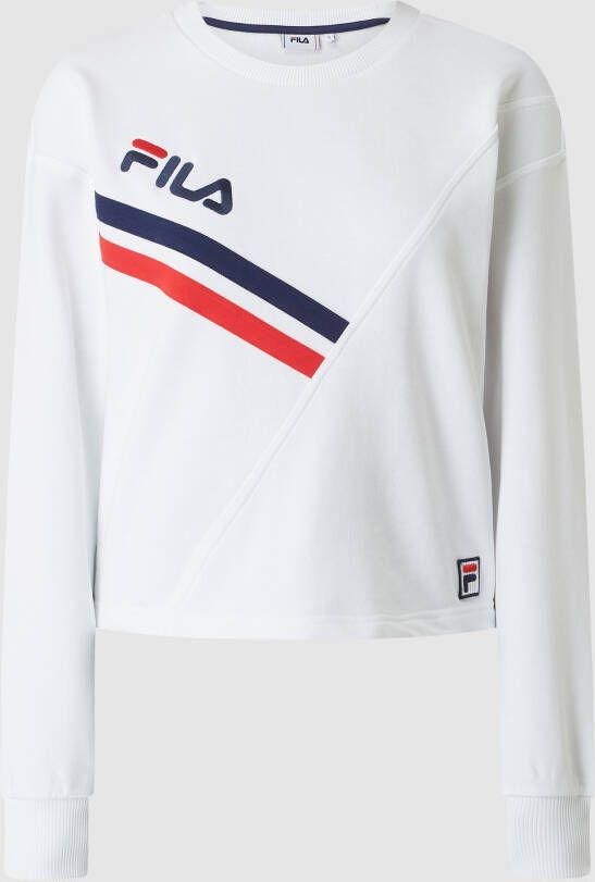 Fila Kort sweatshirt met logo model 'Zittau'