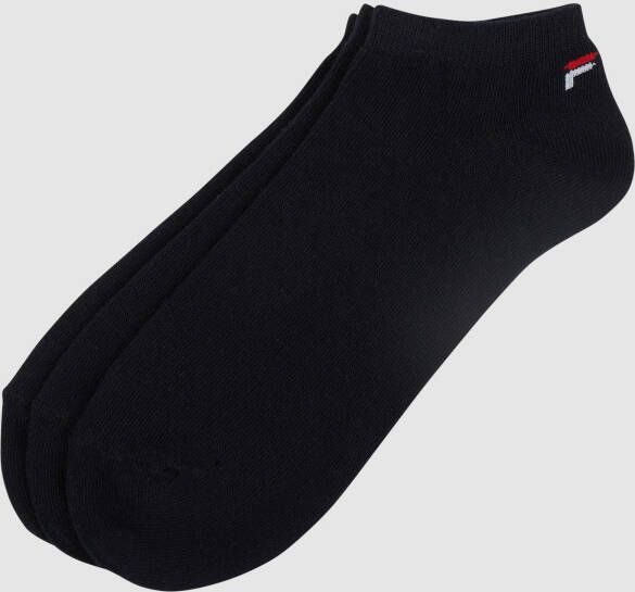 Fila Sneakersokken UNISEX INVISIBLE PLAIN SOCKS met ingebreid logo bij de hiel (3 paar)