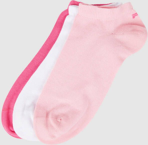 Fila Sneakersokken UNISEX INVISIBLE PLAIN SOCKS met ingebreid logo bij de hiel (3 paar)