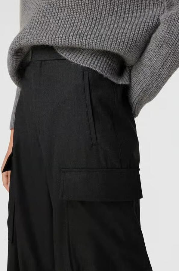 Filippa K Cargobroek in effen design met grote zakken