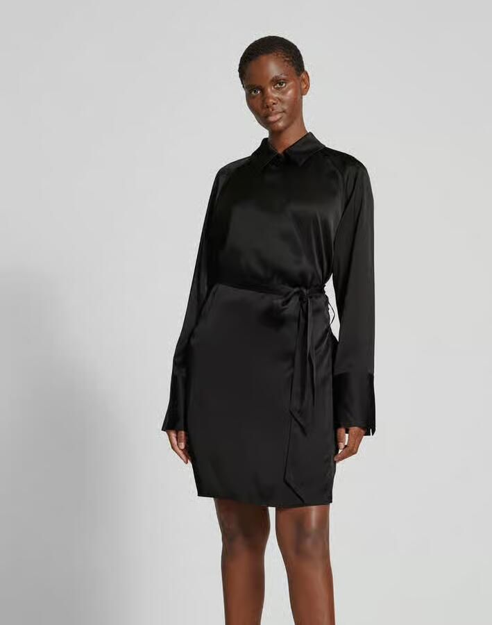Filippa K Knie-lange jurk met tailleriem - Foto 2