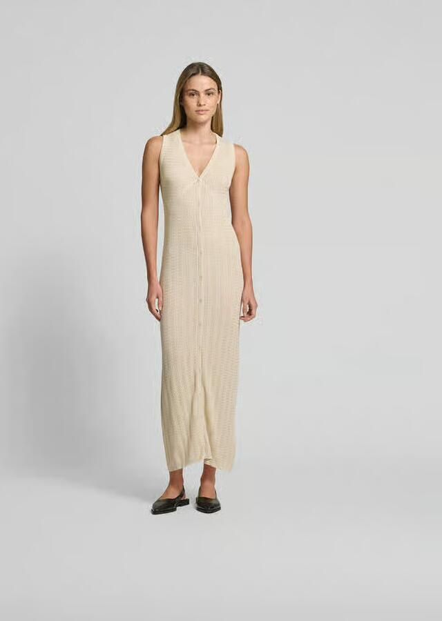 Filippa K Maxi-jurk in gebreide look - Foto 3
