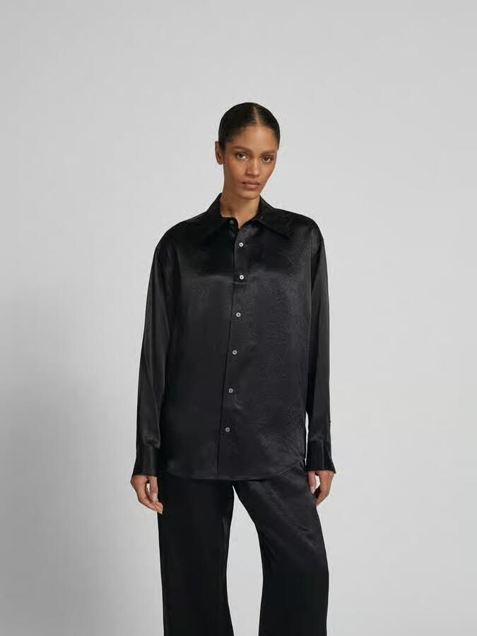 Filippa K Overhemdblouse met knoopsluiting - Foto 2