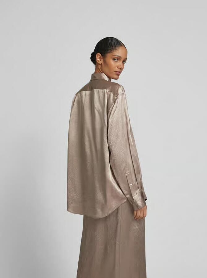 Filippa K Overhemdblouse met knoopsluiting - Foto 2