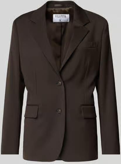 Filippa K Regular fit blazer met borstzak - Foto 2