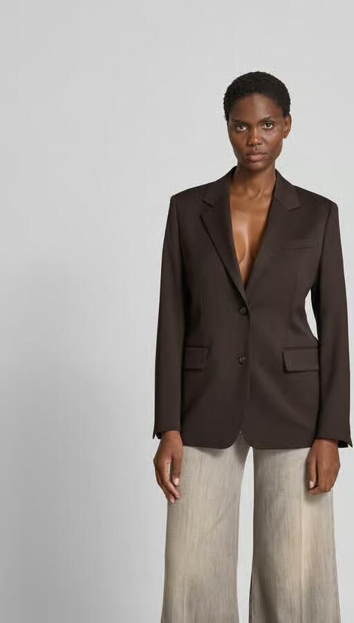 Filippa K Regular fit blazer met borstzak - Foto 3