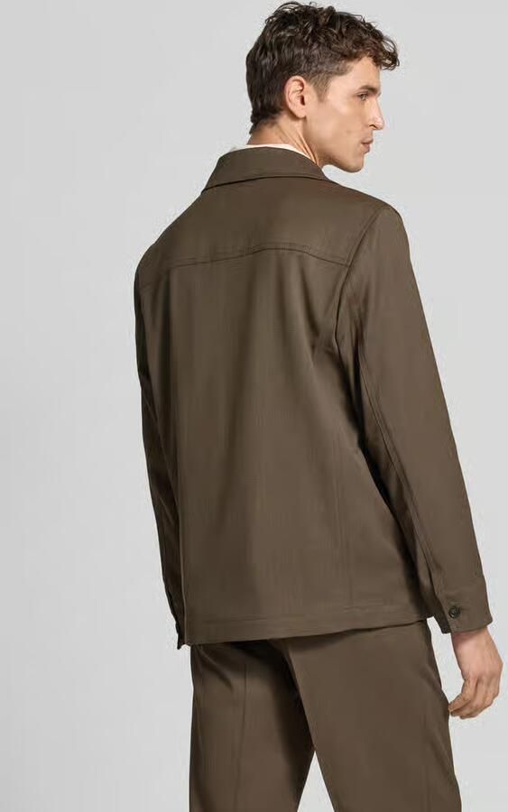 Filippa K Regular fit overhemdjack met wol - Foto 2