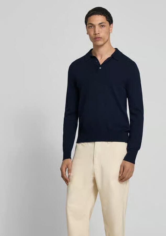 Filippa K Slim fit poloshirt van wolmix - Foto 2
