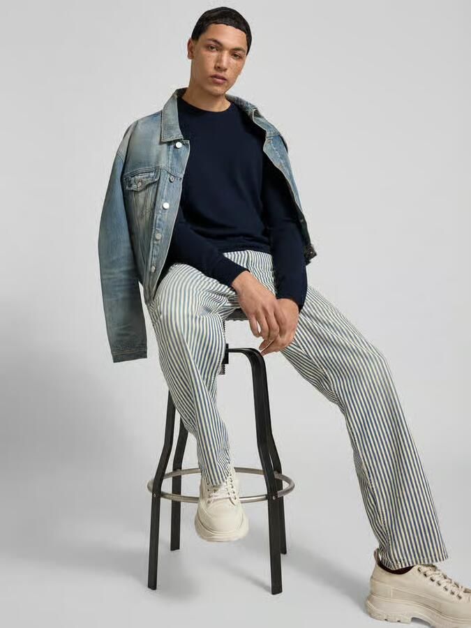 Filippa K slim fit pullover van wolmix
