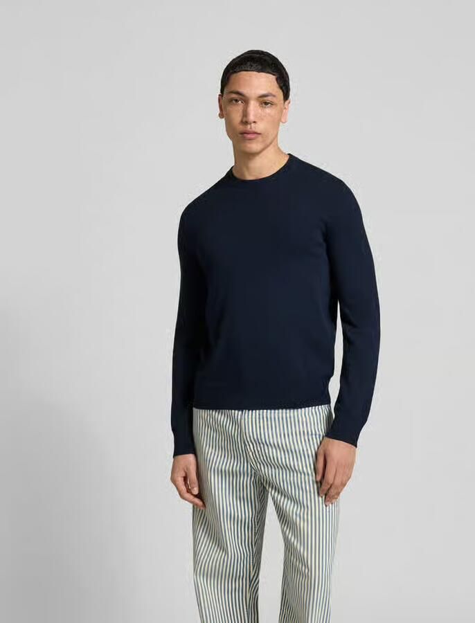 Filippa K Slim fit pullover van wolmix - Foto 2