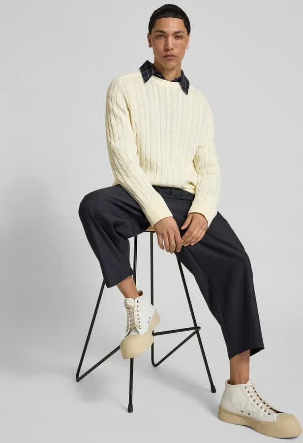 Filippa K slim fit trui in brei-look