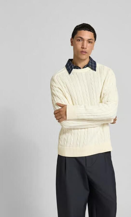 Filippa K slim fit trui in brei-look - Foto 2