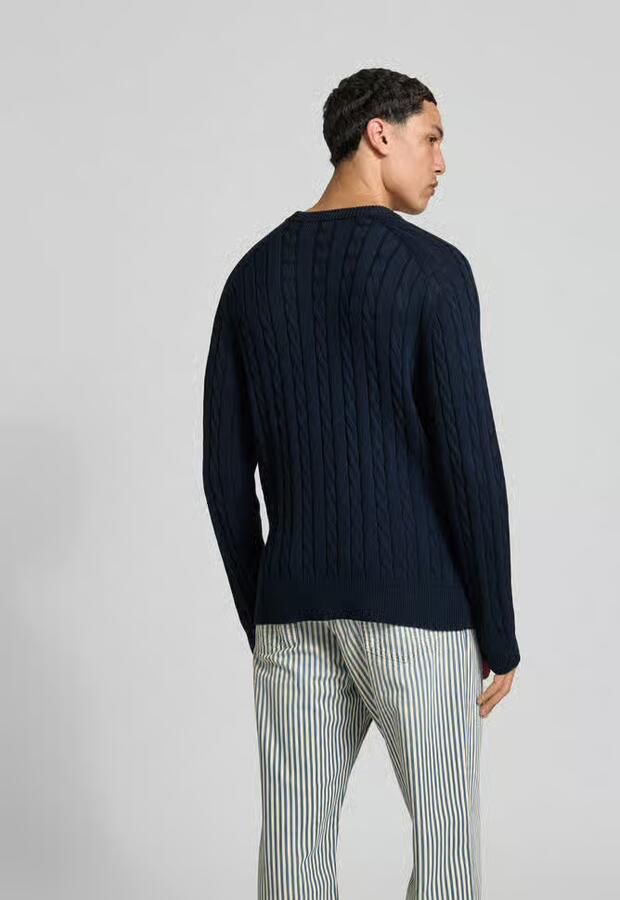 Filippa K slim fit trui in brei-look - Foto 3