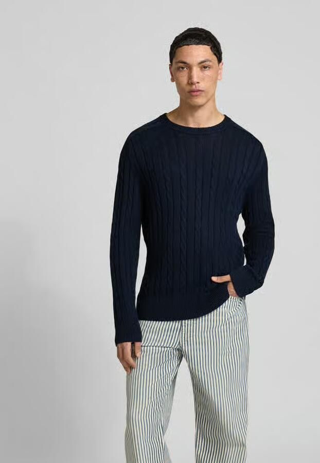 Filippa K slim fit trui in brei-look - Foto 2