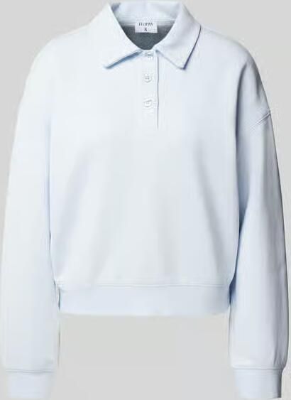 Filippa K Sweatshirt met polokraag - Foto 2