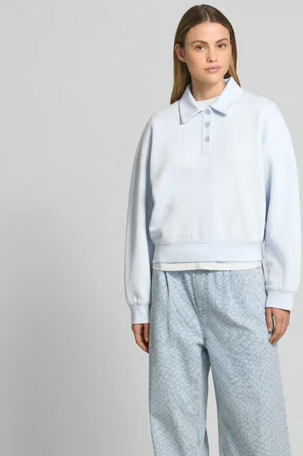 Filippa K Sweatshirt met polokraag - Foto 2