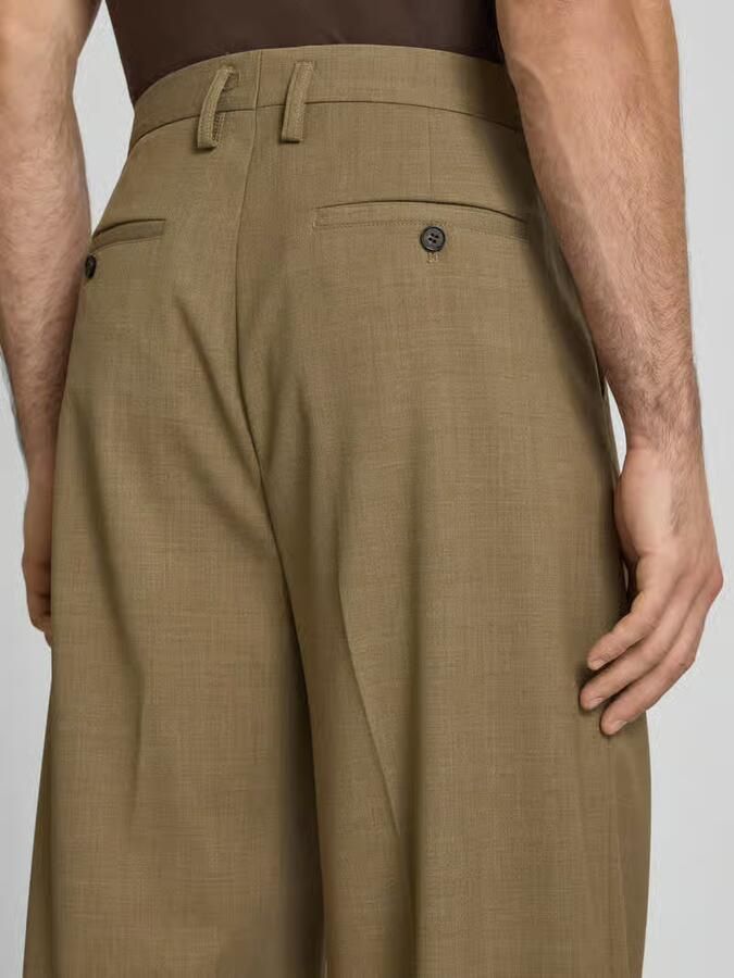 Filippa K wide fit stoffen broek van wolmix