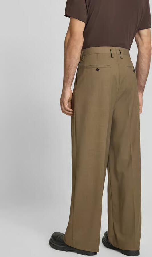 Filippa K wide fit stoffen broek van wolmix