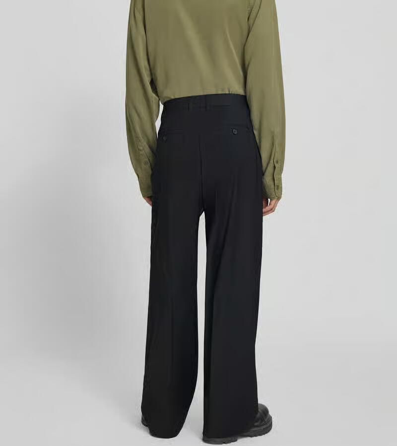 Filippa K wide fit stoffen broek van wolmix - Foto 2