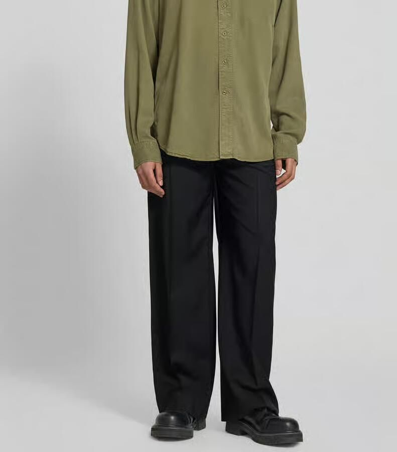 Filippa K wide fit stoffen broek van wolmix - Foto 3