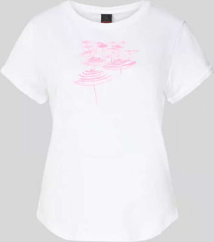 Fire + Ice T-shirt met labelprint Model 'DEBRA4' - Foto 2