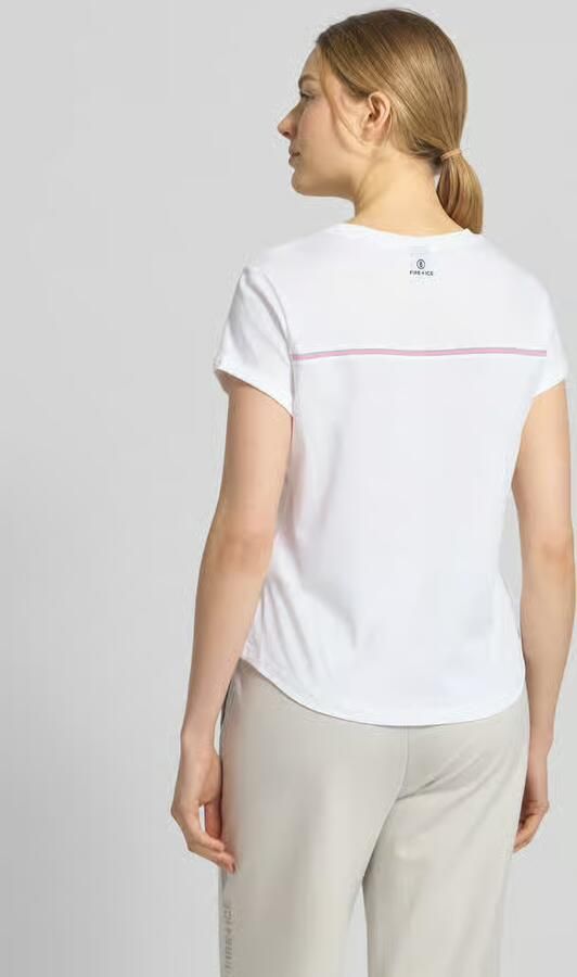 Fire + Ice T-shirt met labelprint Model 'DEBRA4' - Foto 3