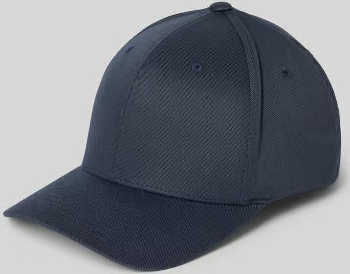 Flexfit Wooly Combed Unisex Caps blauw Maat YOUTH Accessoires - Foto 4
