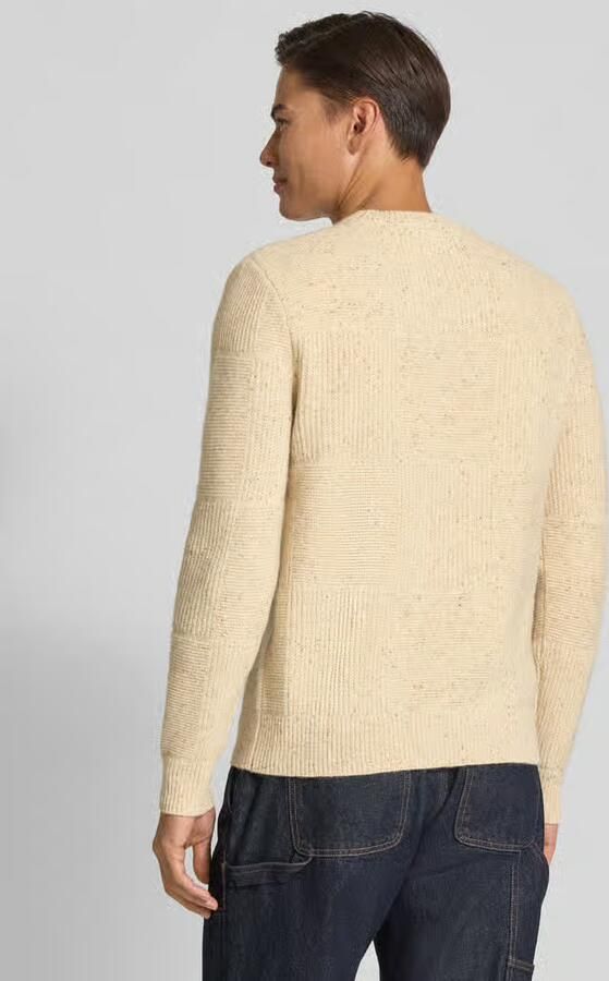 Forét Gebreide pullover van lanawolmix met ronde hals
