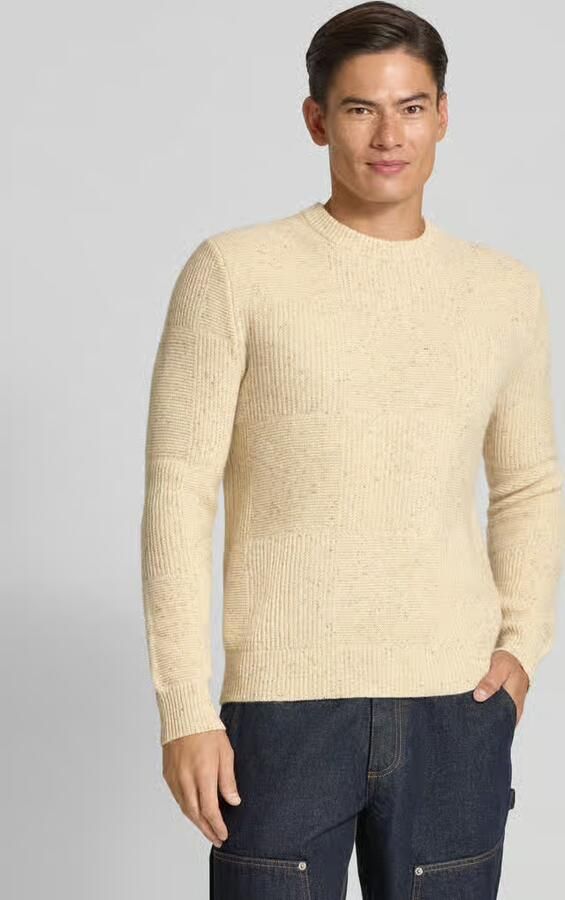 Forét Gebreide pullover van lanawolmix met ronde hals - Foto 2