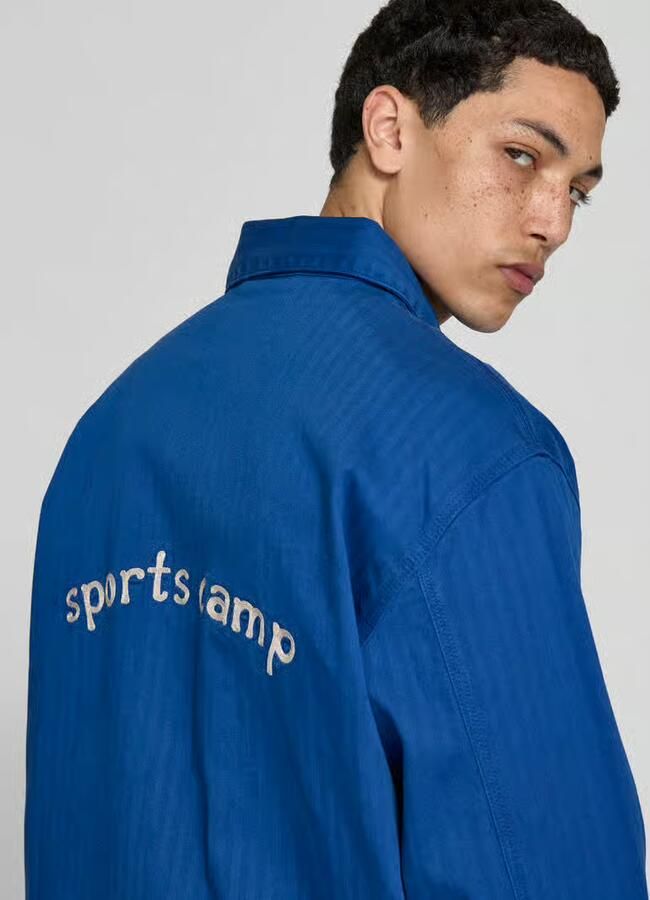 Forét Overhemdjack met motiefstitching