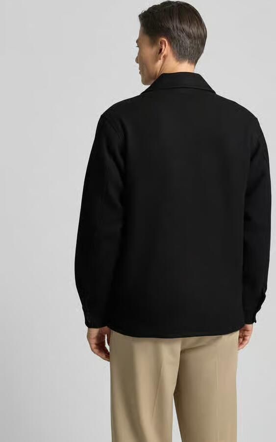 Forét Overhemdjack met platte kraag en knoopsluiting Model 'CAVE'
