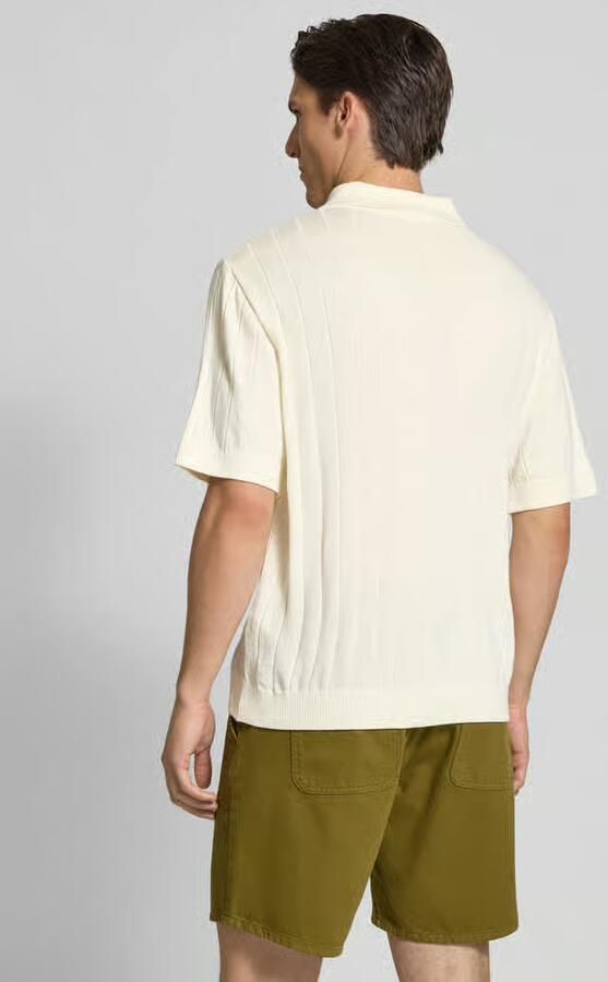Forét Poloshirt met ribboorden model 'ASTERN'