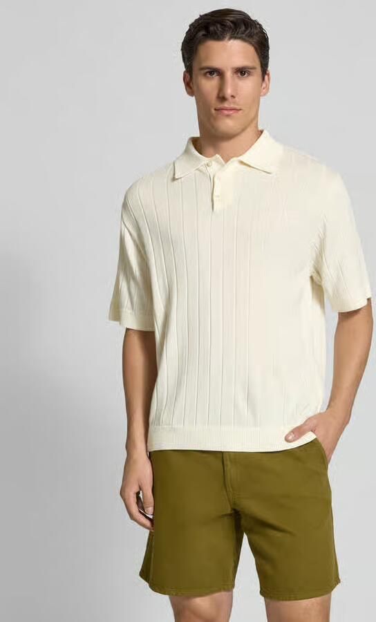 Forét Poloshirt met ribboorden model 'ASTERN' - Foto 2