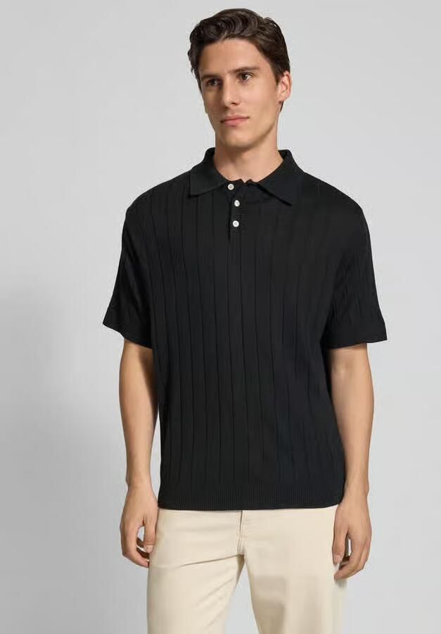 Forét Poloshirt met ribboorden model 'ASTERN' - Foto 2