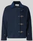 Forét Regular fit jack met platte kraag
