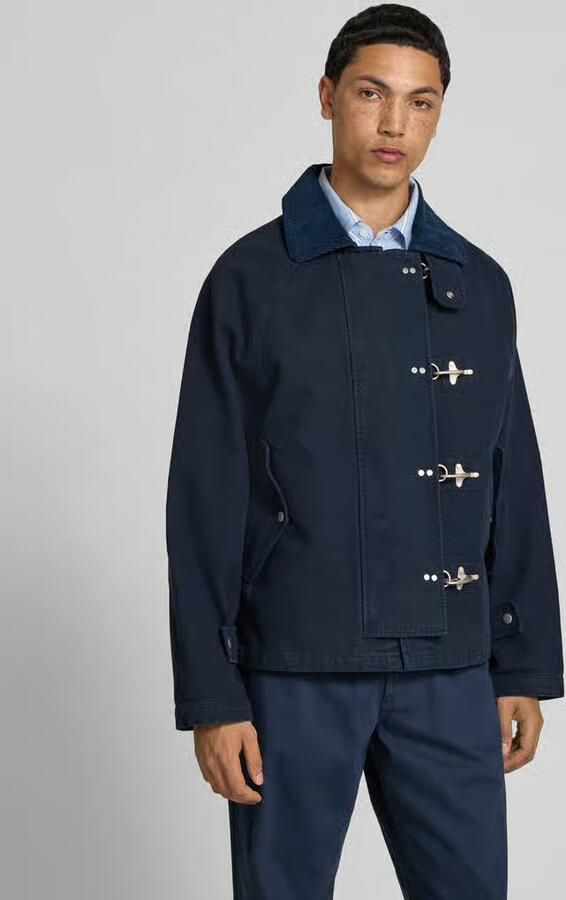 Forét Regular fit jack met platte kraag - Foto 2