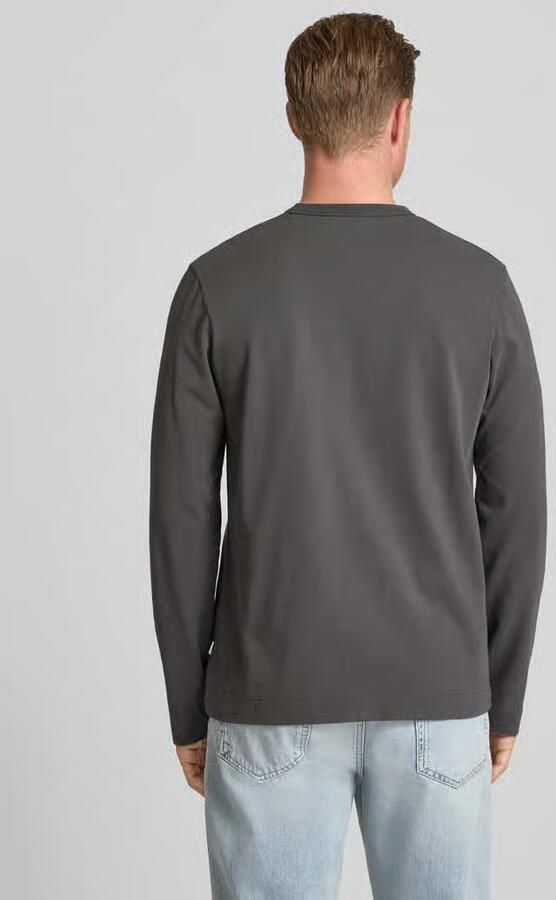 Forét Regular fit shirt met lange mouwen van puur biologisch katoen model 'PLANET'