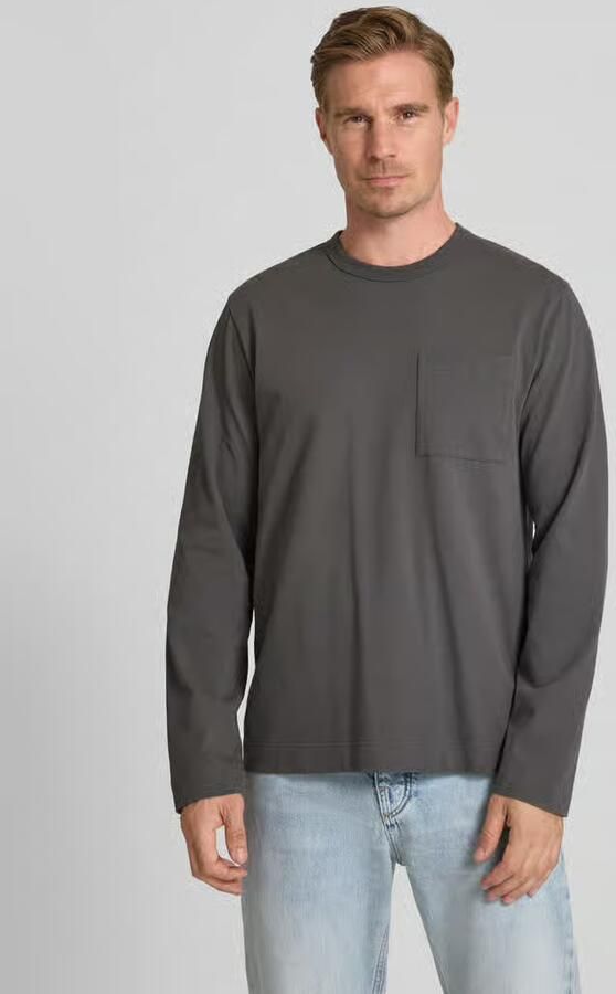 Forét Regular fit shirt met lange mouwen van puur biologisch katoen model 'PLANET' - Foto 2