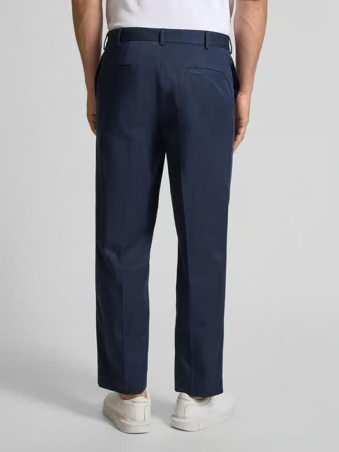 Forét Regular fit stoffen broek met bandplooien model 'Writer'