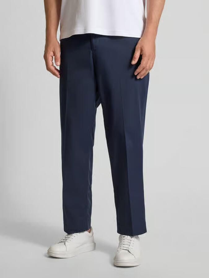 Forét Regular fit stoffen broek met bandplooien model 'Writer' - Foto 2