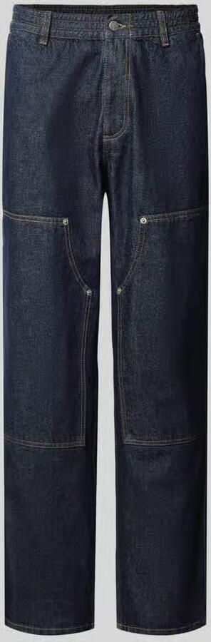 Forét Relaxed fit jeans met siernaden model 'CLAY' - Foto 2