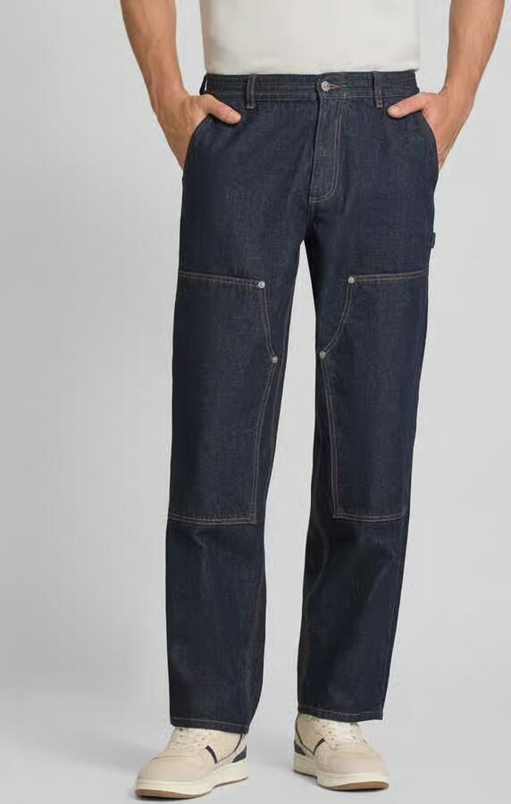 Forét Relaxed fit jeans met siernaden model 'CLAY' - Foto 2