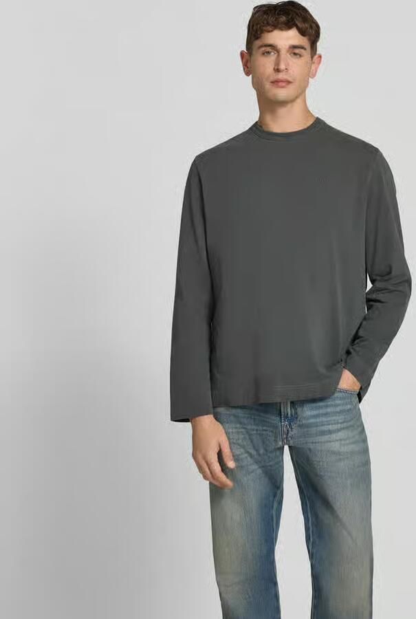 Forét relaxed fit shirt met lange mouwen van katoen