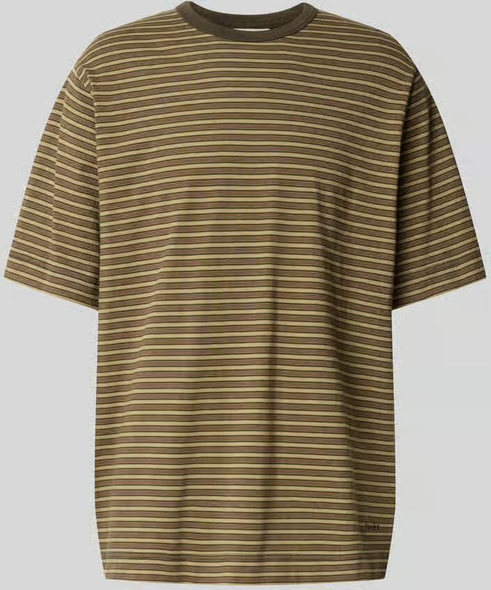 Forét relaxed fit t-shirt met labelstitching